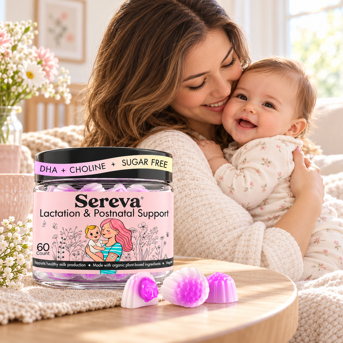 Sereva™ Lactation & Postnatal Support Gummies