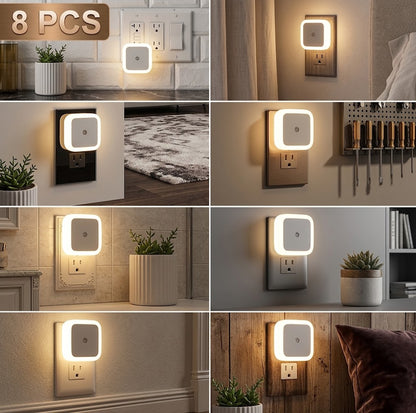 Sereva Plug-In LED Night Light — Warm Dimmable Glow