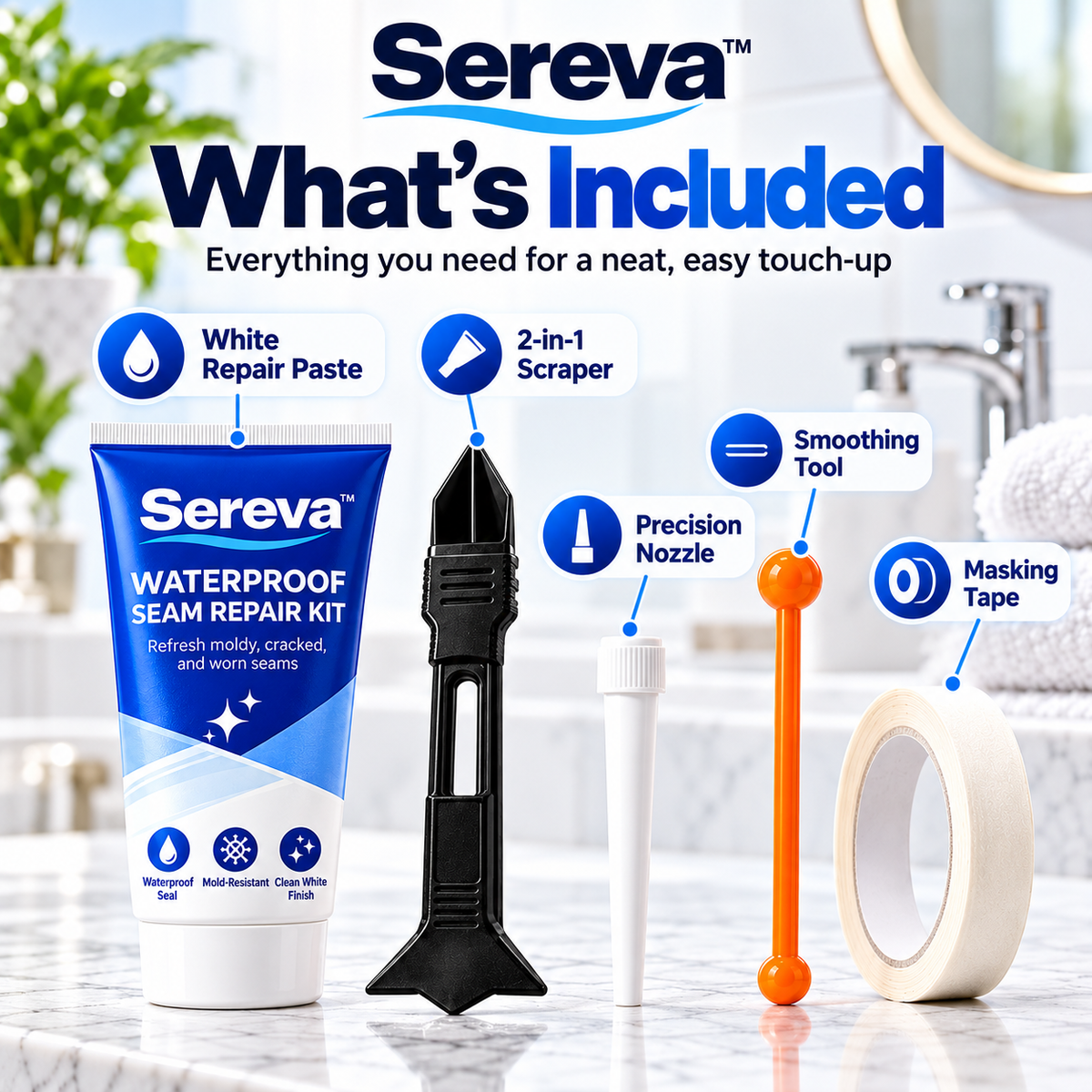 Sereva™ Bathroom & Kitchen Repair Kit