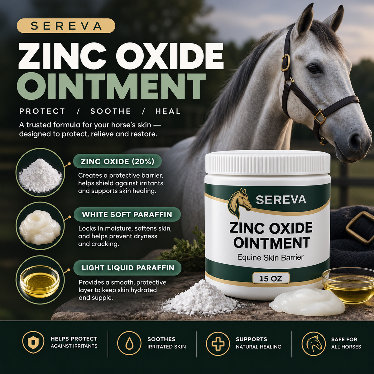 Sereva™ Equine Mud Fever & Scratches Relief