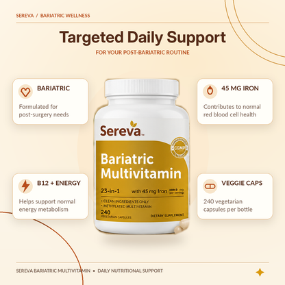 Sereva™ Post-Bariatric Iron & Nutrient Support