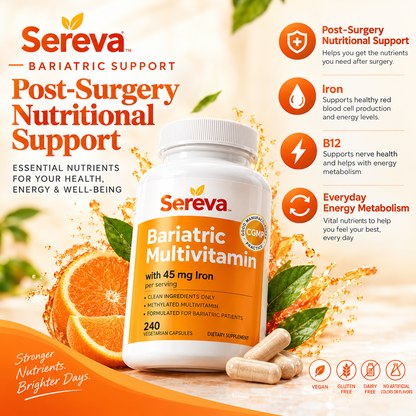 Sereva™ Post-Bariatric Iron & Nutrient Support
