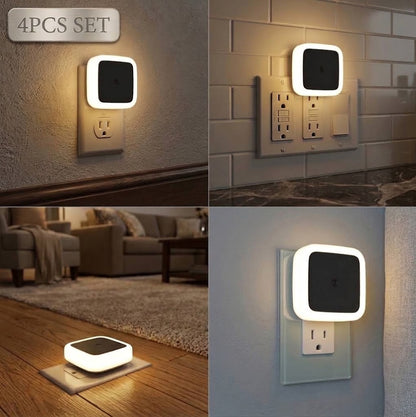 Sereva Plug-In LED Night Light — Warm Dimmable Glow